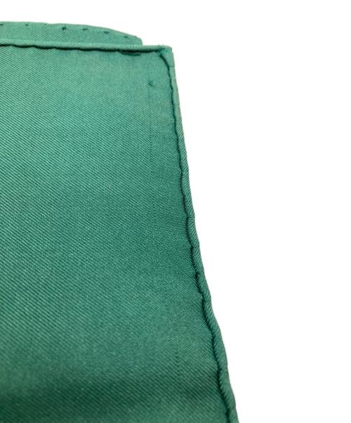HERMES（エルメス）HERMES (エルメス) カレ90 LES TAMBOURS(タンブールの太鼓) グリーンの古着・服飾アイテム