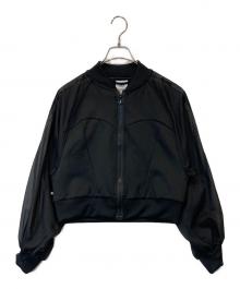 adidas（アディダス）の古着「切替袖シアーブルゾン　AV1006」｜ブラック