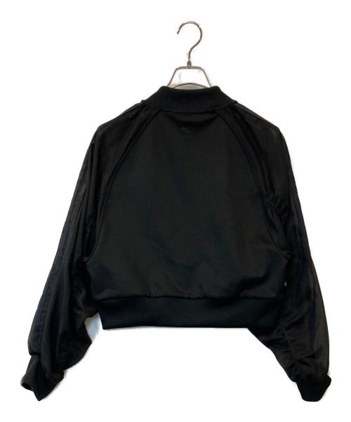 adidas（アディダス）adidas (アディダス) 切替袖シアーブルゾン　AV1006 ブラック サイズ:XLの古着・服飾アイテム