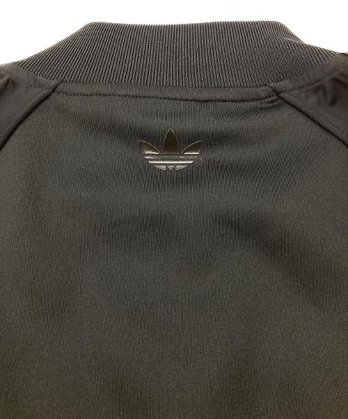adidas（アディダス）adidas (アディダス) 切替袖シアーブルゾン　AV1006 ブラック サイズ:XLの古着・服飾アイテム