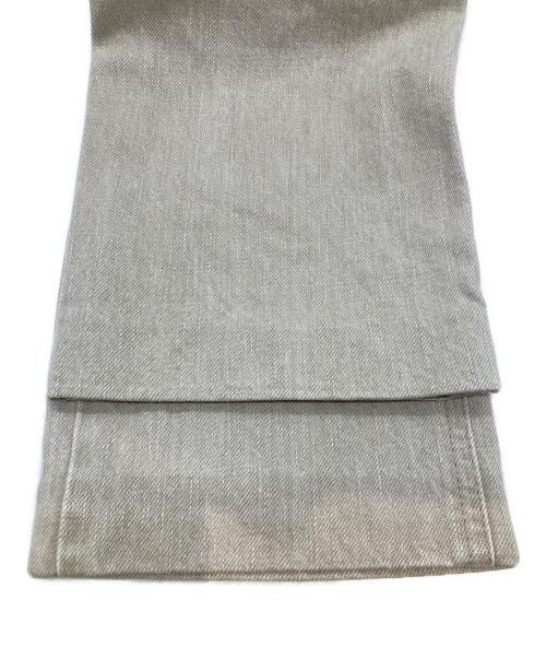 THE SHISHIKUI（シシクイ）THE SHISHIKUI (シシクイ) デニムパンツ　0027 ベージュ サイズ:23の古着・服飾アイテム