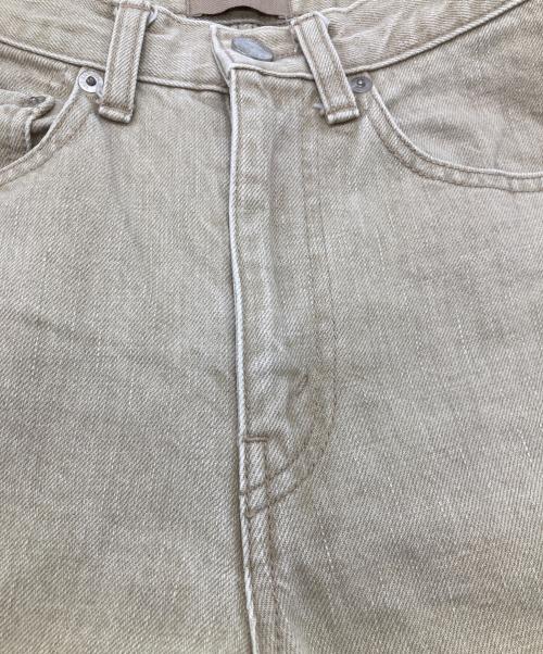 THE SHISHIKUI（シシクイ）THE SHISHIKUI (シシクイ) デニムパンツ　0027 ベージュ サイズ:23の古着・服飾アイテム
