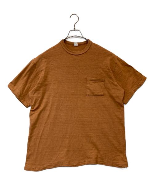 WAREHOUSE（ウエアハウス）WAREHOUSE (ウエアハウス) ポケットTシャツ　4601 ブラウン サイズ:XLの古着・服飾アイテム