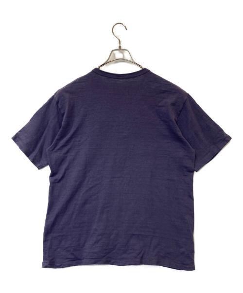 WAREHOUSE（ウエアハウス）WAREHOUSE (ウエアハウス) ヘンリーネックTシャツ パープル サイズ:XLの古着・服飾アイテム