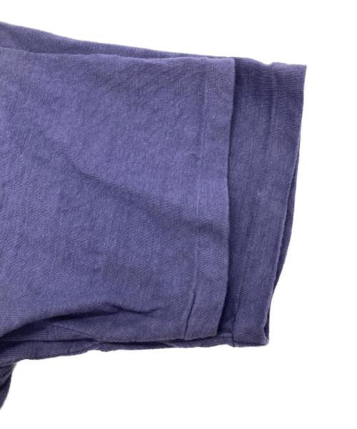 WAREHOUSE（ウエアハウス）WAREHOUSE (ウエアハウス) ヘンリーネックTシャツ パープル サイズ:XLの古着・服飾アイテム