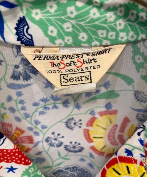 Sears（シアーズ）Sears (シアーズ) 総柄シャツ ホワイト サイズ:不明の古着・服飾アイテム