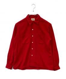 casuals（カジュアルズ）の古着「開襟シャツ」｜レッド