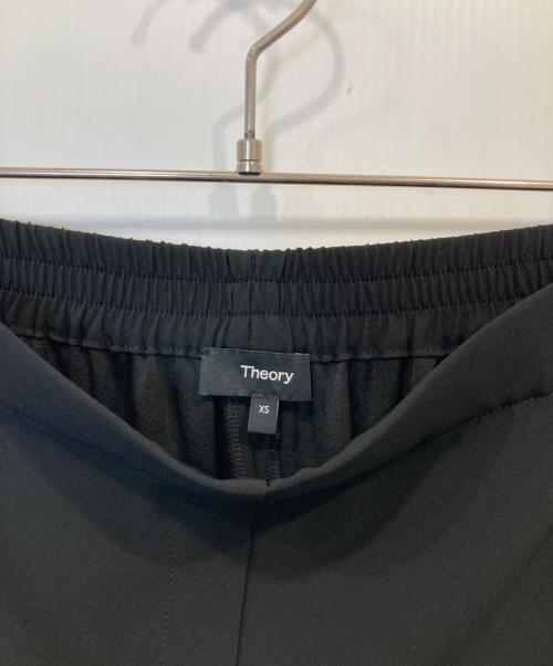 theory（セオリー）theory (セオリー) パウダークレープ ジョガーパンツ 01-2206406 ブラック サイズ:XSの古着・服飾アイテム