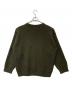 CELINE (セリーヌ) OVERSIZED CELINE SWEATER IN RIBBED WOOL オーバーサイズド セリーヌ セーター イン リブド ウール 2AB97650S オリーブ サイズ:M：50000円