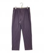 HOMME PLISSE ISSEY MIYAKEオム プリッセ イッセイ ミヤケ）の古着「プリーツパンツ HP31JF152」｜パープル