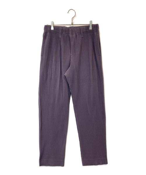 HOMME PLISSE ISSEY MIYAKE（オム プリッセ イッセイ ミヤケ）HOMME PLISSE ISSEY MIYAKE (オム プリッセ イッセイ ミヤケ) プリーツパンツ HP31JF152 パープル サイズ:2の古着・服飾アイテム
