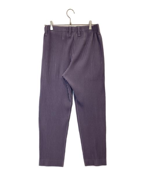 HOMME PLISSE ISSEY MIYAKE（オム プリッセ イッセイ ミヤケ）HOMME PLISSE ISSEY MIYAKE (オム プリッセ イッセイ ミヤケ) プリーツパンツ HP31JF152 パープル サイズ:2の古着・服飾アイテム