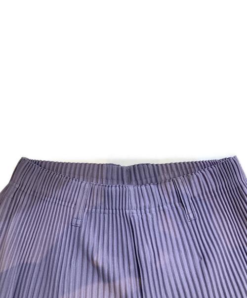 HOMME PLISSE ISSEY MIYAKE（オム プリッセ イッセイ ミヤケ）HOMME PLISSE ISSEY MIYAKE (オム プリッセ イッセイ ミヤケ) プリーツパンツ HP31JF152 パープル サイズ:2の古着・服飾アイテム