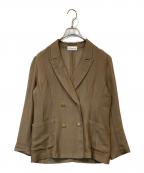 La boutique BonBonラブティックボンボン）の古着「メッシュメタルボタンライトジャケット LBZ1051307A0005」｜カーキ