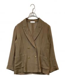 La boutique BonBon（ラブティックボンボン）の古着「メッシュメタルボタンライトジャケット LBZ1051307A0005」｜カーキ