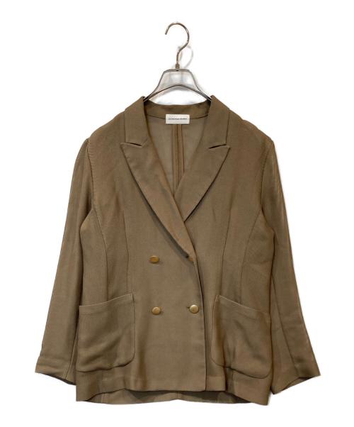 La boutique BonBon（ラブティックボンボン）La boutique BonBon (ラブティックボンボン) メッシュメタルボタンライトジャケット LBZ1051307A0005 カーキ サイズ:FREEの古着・服飾アイテム