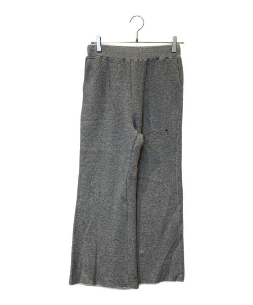 Americana（アメリカーナ）Americana (アメリカーナ) 裏起毛裾カットオフスウェットパンツ グレー サイズ:36の古着・服飾アイテム