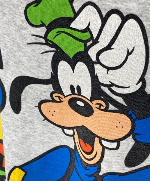DISNEY（ディズニー）Disney (ディズニー) GOOFY プリントスウェット グレー サイズ:XLの古着・服飾アイテム