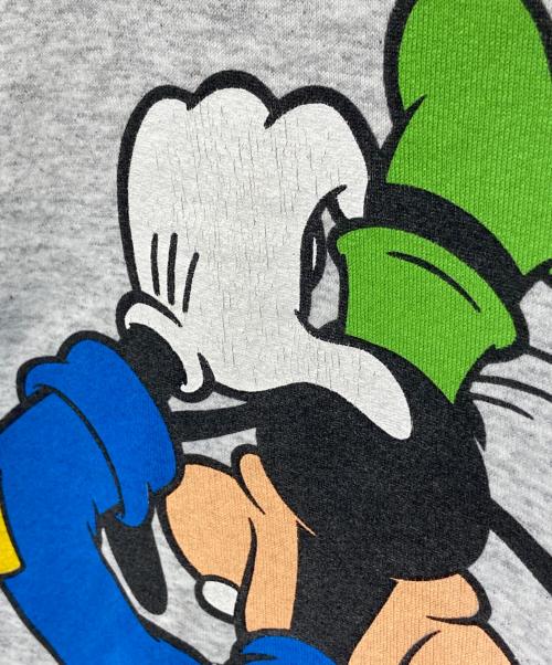 DISNEY（ディズニー）Disney (ディズニー) GOOFY プリントスウェット グレー サイズ:XLの古着・服飾アイテム