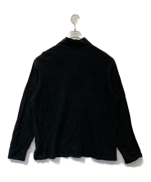 POLO RALPH LAUREN（ポロ・ラルフローレン）POLO RALPH LAUREN (ポロ・ラルフローレン) ハーフジップカットソー ブラック サイズ:Lの古着・服飾アイテム