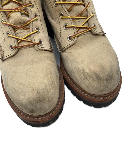 RED WING（レッドウィング）RED WING (レッドウィング) ロガーブーツ　8211 ベージュ サイズ:25cmの古着・服飾アイテム