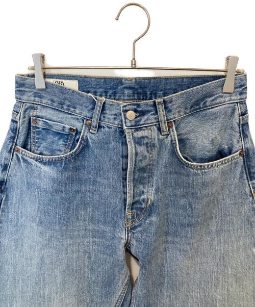 ZARA（ザラ）ZARA (ザラ) バレルフィットジーンズ インディゴ サイズ:38 未使用品の古着・服飾アイテム