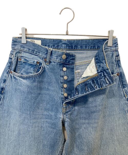 ZARA（ザラ）ZARA (ザラ) バレルフィットジーンズ インディゴ サイズ:38 未使用品の古着・服飾アイテム