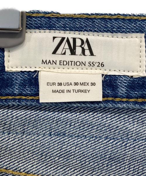 ZARA（ザラ）ZARA (ザラ) バレルフィットジーンズ インディゴ サイズ:38 未使用品の古着・服飾アイテム