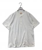 PABLO VINCIパブロビンチ）の古着「Henley neck t-shirt　ヘンリーネックTシャツ　PBL-24SS-TS05」｜ホワイト