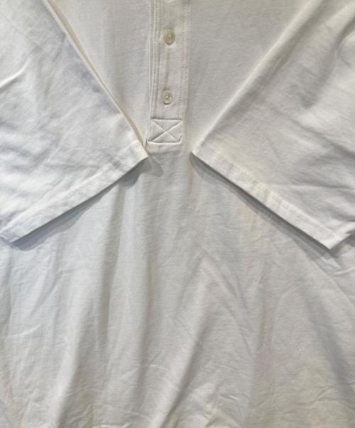 PABLO VINCI（パブロビンチ）PABLO VINCI (パブロビンチ) Henley neck t-shirt　ヘンリーネックTシャツ　PBL-24SS-TS05 ホワイト サイズ:Mの古着・服飾アイテム