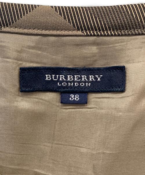 BURBERRY LONDON（バーバリーロンドン）BURBERRY LONDON (バーバリーロンドン) 膝丈スカート ブラウン サイズ:38の古着・服飾アイテム