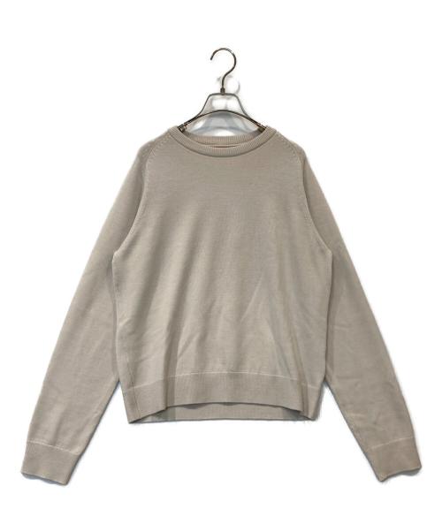 MUSE de Deuxieme Classe（ミューズ ドゥーズィエム クラス）MUSE de Deuxieme Classe (ミューズ ドゥーズィエム クラス) WISH クルーネックプルオーバー 25080520403030 ベージュ サイズ:FREEの古着・服飾アイテム