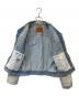 中古・古着 LEVI'S (リーバイス) リペア加工デニムジャケット インディゴ サイズ:S：6000円