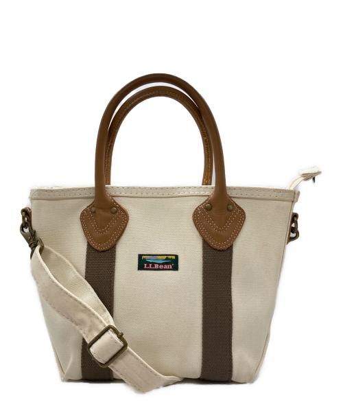 L.L.Bean（エルエルビーン）L.L.Bean (エルエルビーン) レザーハンドル 2WAYトートバッグ ブラウンの古着・服飾アイテム
