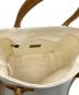 中古・古着 L.L.Bean (エルエルビーン) レザーハンドル 2WAYトートバッグ ブラウン：6000円