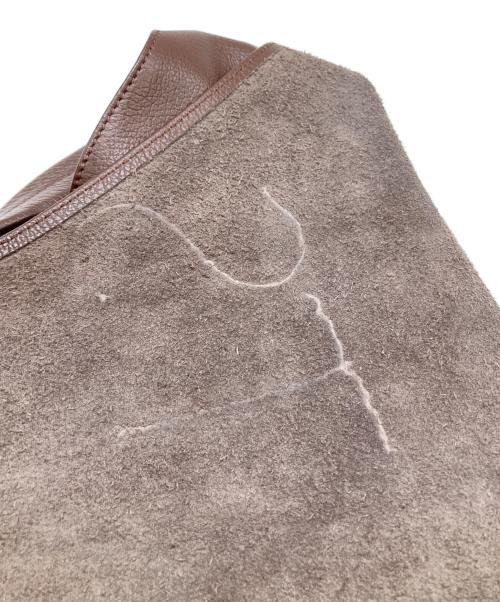 AULENTTI（オウレンティ）AULENTTI (オウレンティ) レザートートバッグ ブラウンの古着・服飾アイテム