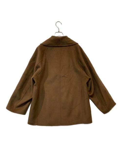 IENA（イエナ）IENA (イエナ) Super160 ショールカラーハーフコート 25020900810240 ブラウン サイズ:36の古着・服飾アイテム