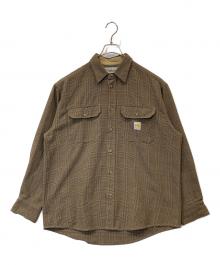 CarHartt（カーハート）の古着「ワークシャツ」｜ブラウン
