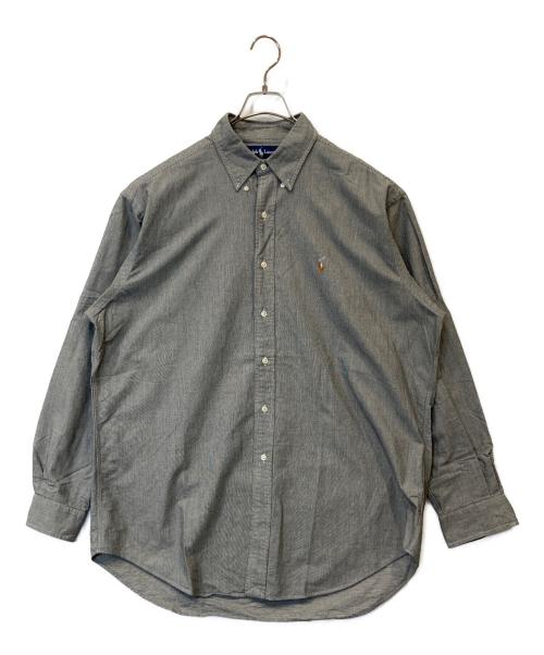 RALPH LAUREN（ラルフローレン）RALPH LAUREN (ラルフローレン) ボタンダウンシャツ グレー サイズ:Lの古着・服飾アイテム