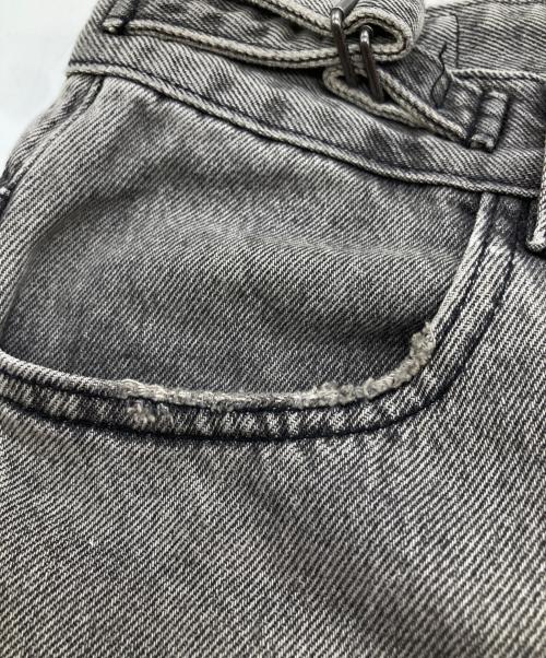 masonprince（メゾンプリンス）MASONPRINCE (メゾンプリンス) ワイドデニムパンツ グレー サイズ:1の古着・服飾アイテム