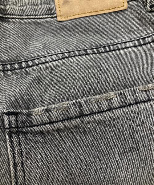 masonprince（メゾンプリンス）MASONPRINCE (メゾンプリンス) ワイドデニムパンツ グレー サイズ:1の古着・服飾アイテム