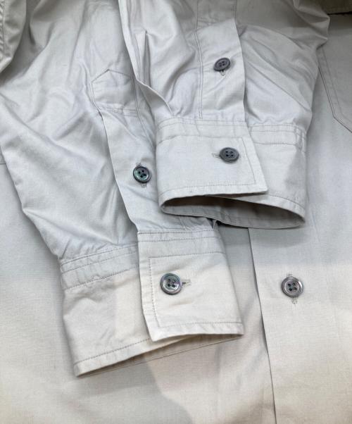 Porter Classic（ポータークラシック）Porter Classic (ポータークラシック) ROLL UP SHIRT ロールアップ シャツ ライトグレー サイズ:Mの古着・服飾アイテム