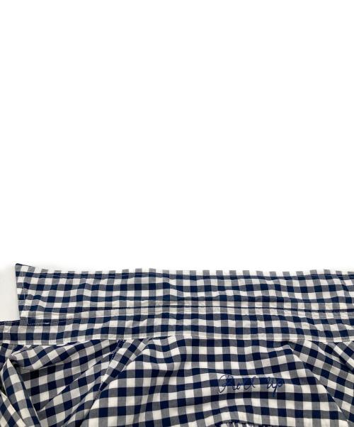 Porter Classic（ポータークラシック）Porter Classic (ポータークラシック) ROLL UP GINGHAM CHECK SHIRT ロールアップ ギンガムチェック シャツ ネイビー×ホワイト サイズ:Mの古着・服飾アイテム