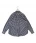 Porter Classic (ポータークラシック) ROLL UP GINGHAM CHECK SHIRT ロールアップ ギンガムチェック シャツ ネイビー×ホワイト サイズ:M：22000円