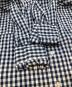 中古・古着 Porter Classic (ポータークラシック) ROLL UP GINGHAM CHECK SHIRT ロールアップ ギンガムチェック シャツ ネイビー×ホワイト サイズ:M：22000円