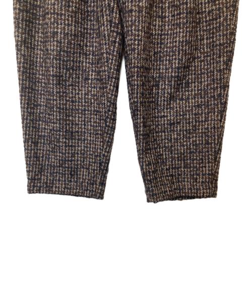 sayatomo（サヤトモ）SAYATOMO (サヤトモ) Karusan Tweed Slacks カルサン ツイード スラックス SYT-18AW-P02 ブラウン サイズ:2の古着・服飾アイテム