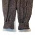 中古・古着 SAYATOMO (サヤトモ) Karusan Tweed Slacks カルサン ツイード スラックス SYT-18AW-P02 ブラウン サイズ:2：5000円
