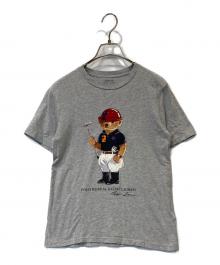 POLO RALPH LAUREN（ポロ・ラルフローレン）の古着「プリントTシャツ」｜グレー