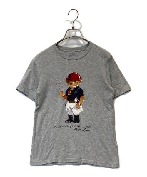 POLO RALPH LAUREN（ポロ・ラルフローレン）POLO RALPH LAUREN (ポロ・ラルフローレン) プリントTシャツ グレー サイズ:Mの古着・服飾アイテム