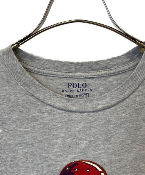 POLO RALPH LAUREN（ポロ・ラルフローレン）POLO RALPH LAUREN (ポロ・ラルフローレン) プリントTシャツ グレー サイズ:Mの古着・服飾アイテム